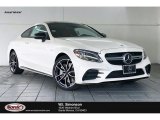 2020 designo Diamond White Metallic Mercedes-Benz C AMG 43 4Matic Coupe #136421798