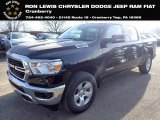 2020 Diamond Black Crystal Pearl Ram 1500 Big Horn Crew Cab 4x4 #136421758