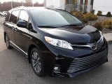 2020 Midnight Black Metallic Toyota Sienna XLE AWD #136441999