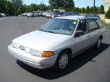 1995 Silver Frost Pearl Ford Escort LX Wagon #13613280