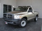 2008 Light Khaki Metallic Dodge Ram 1500 ST Regular Cab #13600193