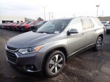 2020 Satin Steel Metallic Chevrolet Traverse LT AWD #136442083