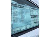 2020 Honda Accord EX-L Sedan Window Sticker
