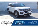2020 Oxford White Ford Explorer XLT 4WD #136497231