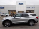 2020 Iconic Silver Metallic Ford Explorer XLT 4WD #136519763