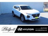 2020 Quartz White Hyundai Santa Fe SEL #136534912