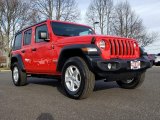 2020 Firecracker Red Jeep Wrangler Unlimited Sport 4x4 #136561856