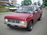 1992 Cherry Red Pearl Nissan Hardbody Truck Extended Cab #13602577