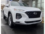 2020 Quartz White Hyundai Santa Fe SEL AWD #136601820