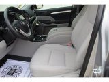2019 Toyota Highlander LE Ash Interior