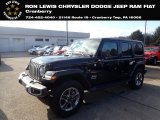 2020 Black Jeep Wrangler Unlimited Sahara 4x4 #136697062