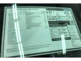 2020 Mercedes-Benz AMG GT 63 S Window Sticker