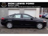 2020 Agate Black Ford Fusion S #136709452