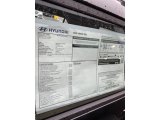 2020 Hyundai Venue SEL Window Sticker