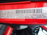 2020 Wrangler Color Code for Firecracker Red - Color Code: PRC