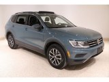 2019 Stone Blue Metallic Volkswagen Tiguan SE 4MOTION #136743928