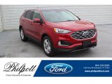 2020 Rapid Red Metallic Ford Edge SEL #136790485