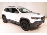 2019 Bright White Jeep Cherokee Trailhawk 4x4 #136790558