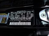 2020 Telluride Color Code for Ebony Black - Color Code: EB