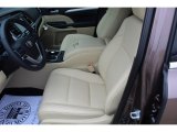 2019 Toyota Highlander XLE Almond Interior