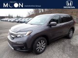 2020 Modern Steel Metallic Honda Pilot EX-L AWD #136843505