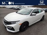 2020 Platinum White Pearl Honda Civic Sport Hatchback #136843502