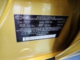2020 Sonata Color Code for Glowing Yellow - Color Code: W2B