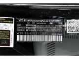 2020 E Color Code for Black - Color Code: 040