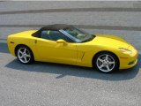 2006 Velocity Yellow Chevrolet Corvette Convertible #13683380