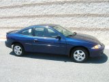 2001 Indigo Blue Metallic Chevrolet Cavalier Coupe #13683365