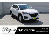 Cream White Pearl Hyundai Tucson in 2020