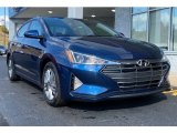2020 Lakeside Blue Hyundai Elantra Value Edition #136900319