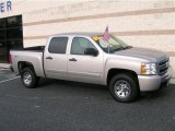 2008 Silver Birch Metallic Chevrolet Silverado 1500 LT Crew Cab 4x4 #13683374