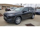 2020 Midnight Black Metallic Toyota RAV4 LE #136900462