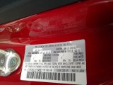 2018 124 Spider Color Code for Rosso Red - Color Code: A7V