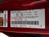2020 Tundra Color Code for Barcelona Red Metallic - Color Code: 3R3