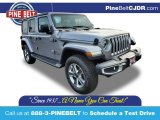 2020 Billet Silver Metallic Jeep Wrangler Unlimited Sahara 4x4 #136954695
