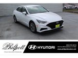2020 Quartz White Hyundai Sonata SEL #136954836