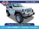 2020 Bright White Jeep Wrangler Sport 4x4 #136954701