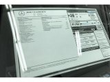 2020 Mercedes-Benz GLA 250 Window Sticker