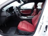 2020 Kia Stinger GT AWD Red Interior