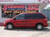 2003 Inferno Red Tinted Pearl Dodge Caravan SXT #13678318