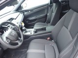 2020 Honda Civic LX Hatchback Black Interior