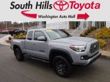 2019 Cement Gray Toyota Tacoma TRD Off-Road Access Cab 4x4 #136995412