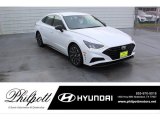 2020 Quartz White Hyundai Sonata SEL Plus #137014108