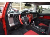 2012 Toyota FJ Cruiser 4WD Dark Charcoal/Red Interior