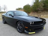 Pitch Black Dodge Challenger in 2020