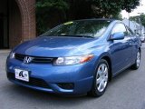 2008 Atomic Blue Metallic Honda Civic LX Coupe #13681387