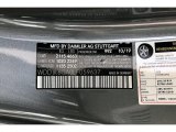 2020 SL Color Code for Selenite Grey Metallic - Color Code: 992