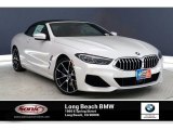 2020 Mineral White Metallic BMW 8 Series 840i xDrive Convertible #137071107